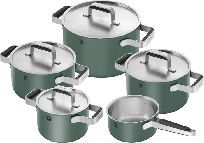 5tlg. Pure Kochgeschirrset Grün