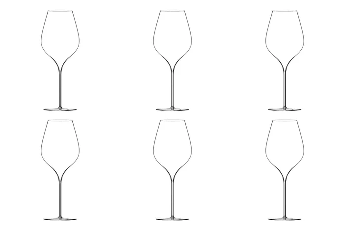 6er Set A. Lallement N3 Universalglas 50cl mundgeblasen