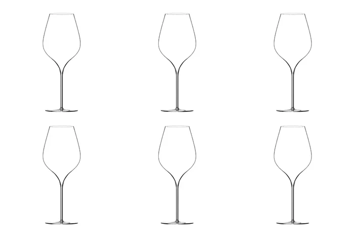 6er Set A. Lallement N3 Universalglas 63cl mundgeblasen