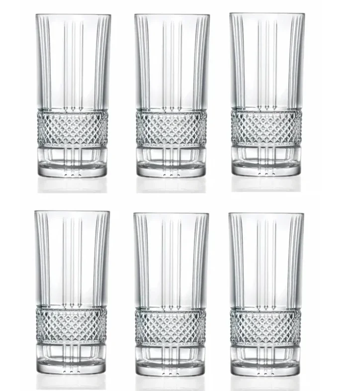 6er Set Brillante Hb Tumbler Ø7 H15 cm, 37cl