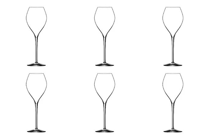 6er Set Jamesse Premium Champagnerglas 25cl