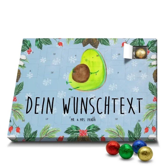 Adventskalender mit Namen Avocado Pfeifen
