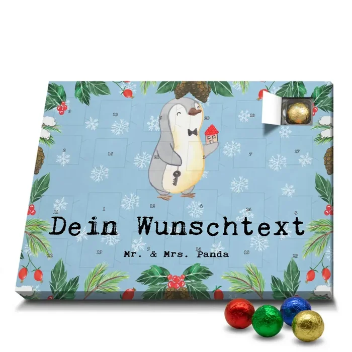 Adventskalender mit Namen Immobilienkaufmann Leidenschaft