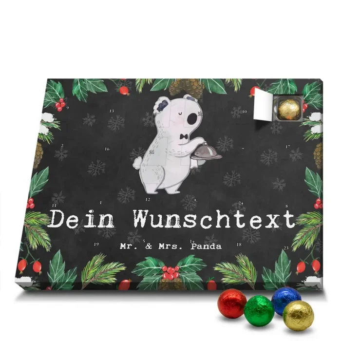 Adventskalender mit Namen Kellner Leidenschaft