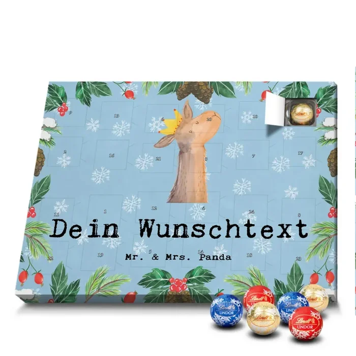 Adventskalender mit Namen Lama Bester Mensch der Welt
