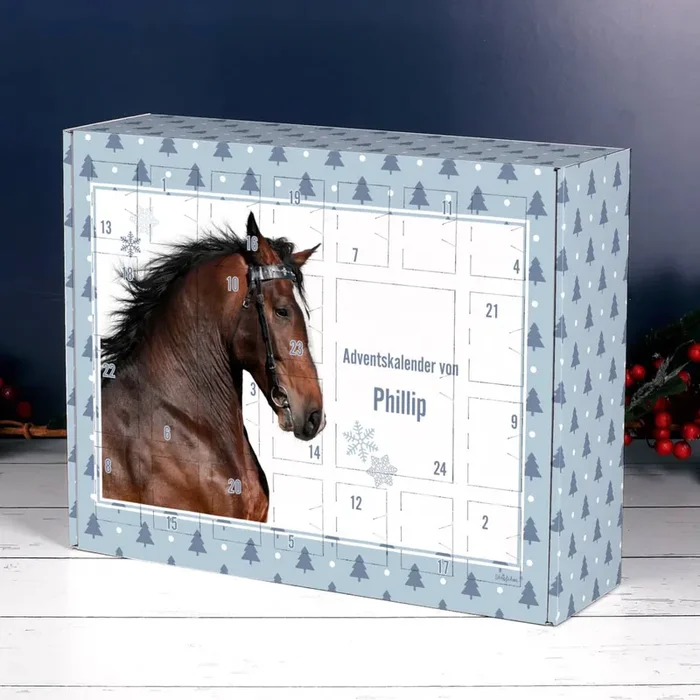 Adventskalender Pferd zum Selbst Befüllen