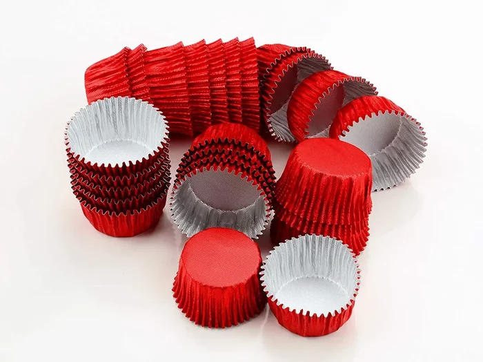 Alu-Kapseln 24mm rot, 25 Stück