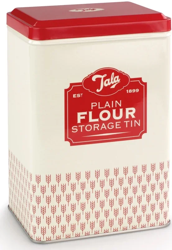 Aufbewahrungsdose Plain Flour, Rot, 9.2×18.6×12.1cm