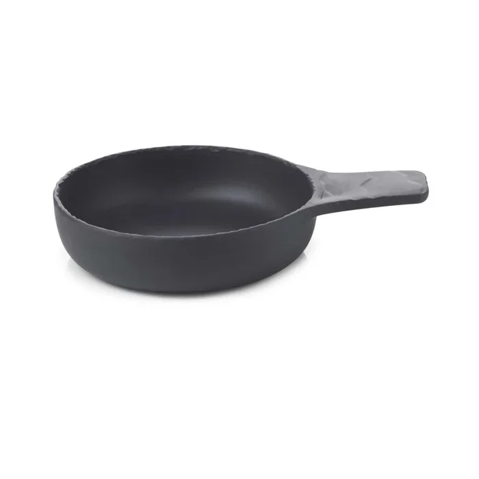 Basalt Kasserolle 13cm Matt schiefer style