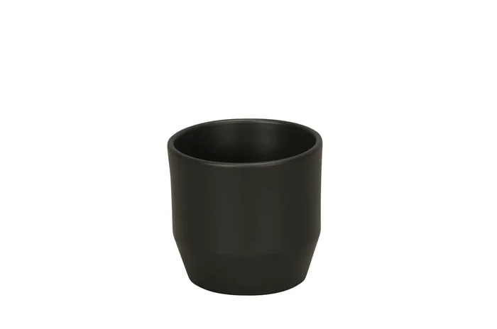 Blumentopf Keramik schwarz Pflanztopf Übertopf Ø12cm-16cm 3Größen wählbar