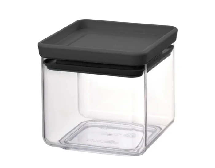 BRABANTIA Vorratsdose Tasty+ dark grey 0.7 l