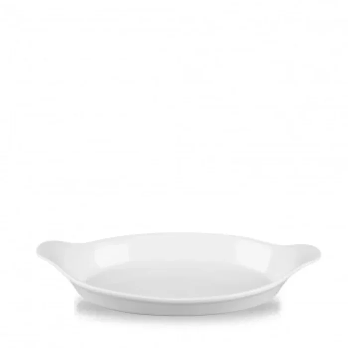 Cookware White grosse ovalee Schale mit Griffen 34.5x19cm