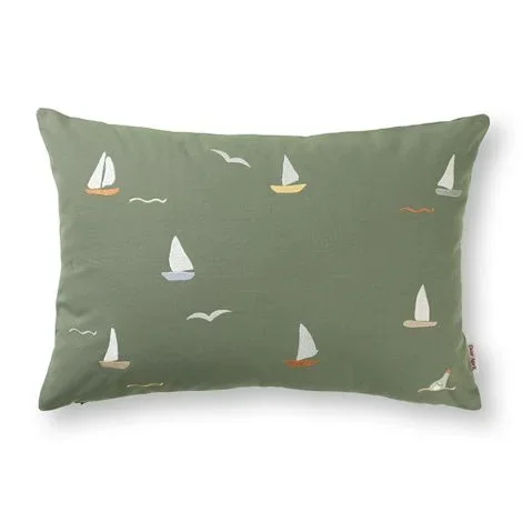 Dear April Cinna Besticktes Kissen Sailboats