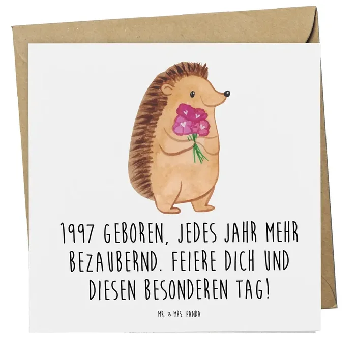 Deluxe Karte 1997 Geburtstag Charmant