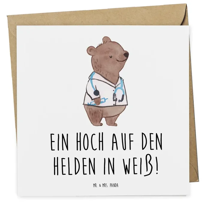 Deluxe Karte Arzt Held