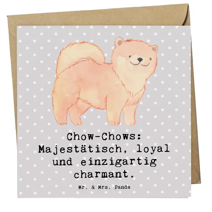Deluxe Karte Chow-Chow Charme