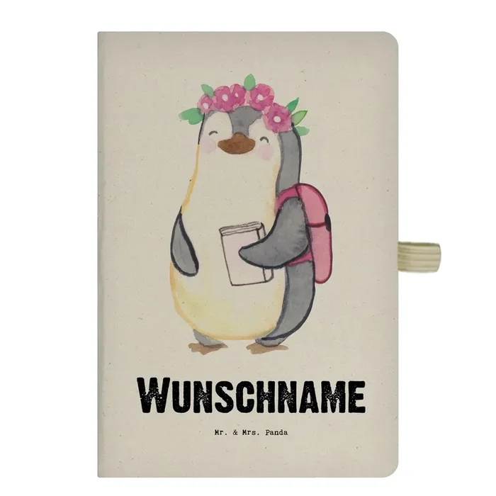 DIN A4 Personalisiertes Notizbuch Pinguin Beste Enkelin der Welt