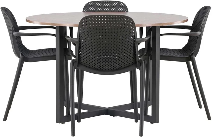Durango Esszimmerset + Baltimore ⌀120cm/4St.
