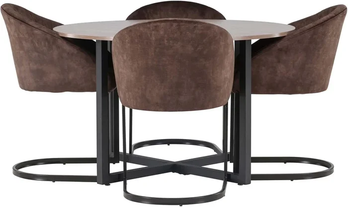 Durango Esszimmerset + Evening ⌀120cm/4St.