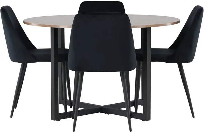 Durango Esszimmerset + Night ⌀120cm/4St.