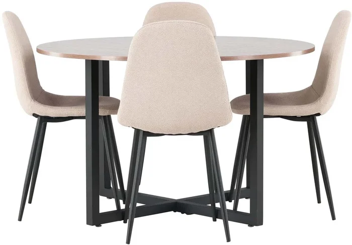 Durango Esszimmerset + Polar ⌀120cm/4St.