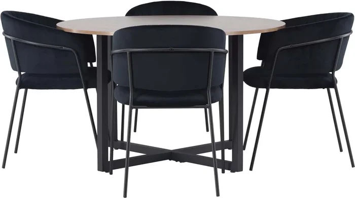 Durango Esszimmerset + Selma ⌀120cm/4St.