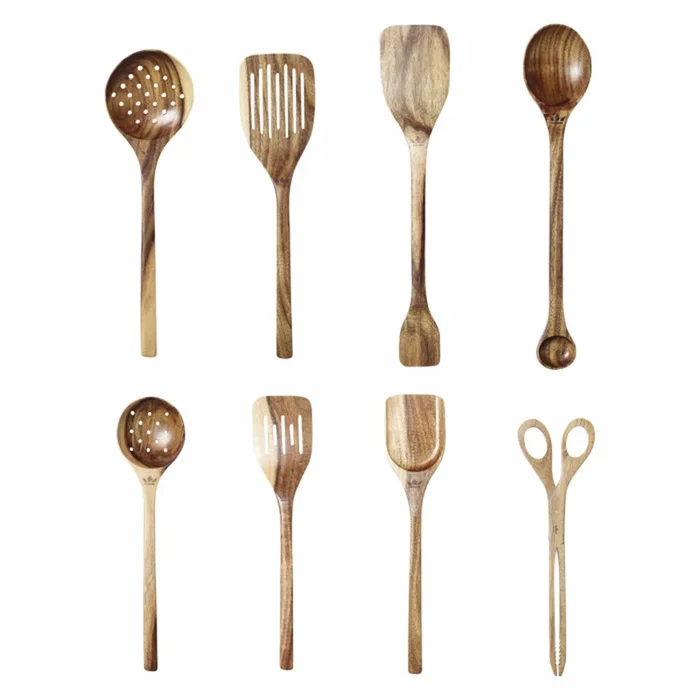 DUTCHDELUXES Holz-Utensilien im Set 8 Stk.