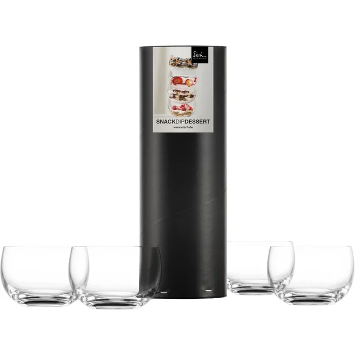 Eisch 4 Dessertschalen 310/10 in Geschenkröhre DESSERT 30031010/ 180123