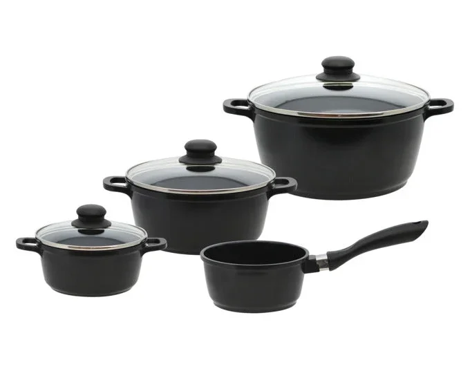 ELO Topfset Basic Black Cast 4-teilig ELO DUR Edition Antihaft