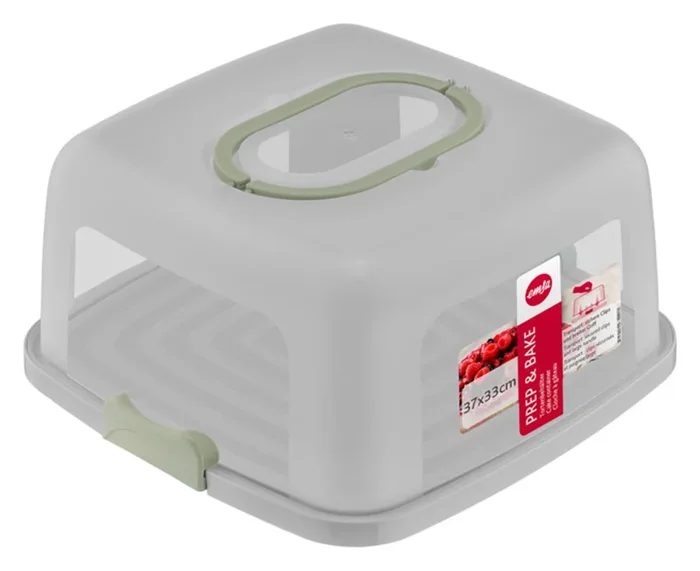 EMSA Kuchenaufbewahrungsbox rechteckig Prep&Bake grün 37x33cm