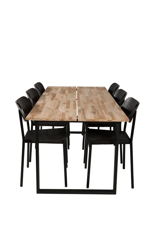 Esszimmer Set Cirebon mit Stuhl Polly