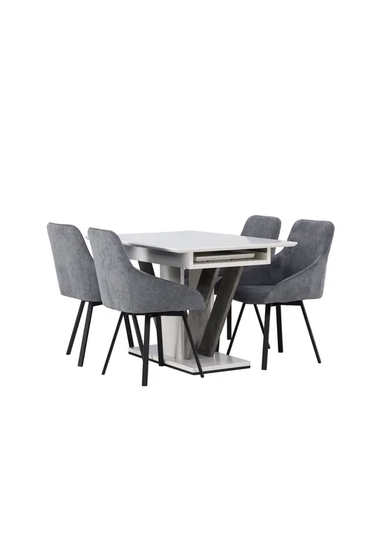 Esszimmer Set Disa mit Stühlen Rosie
