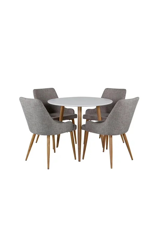 Esszimmer Set Polar mit Stuhl Plaza
