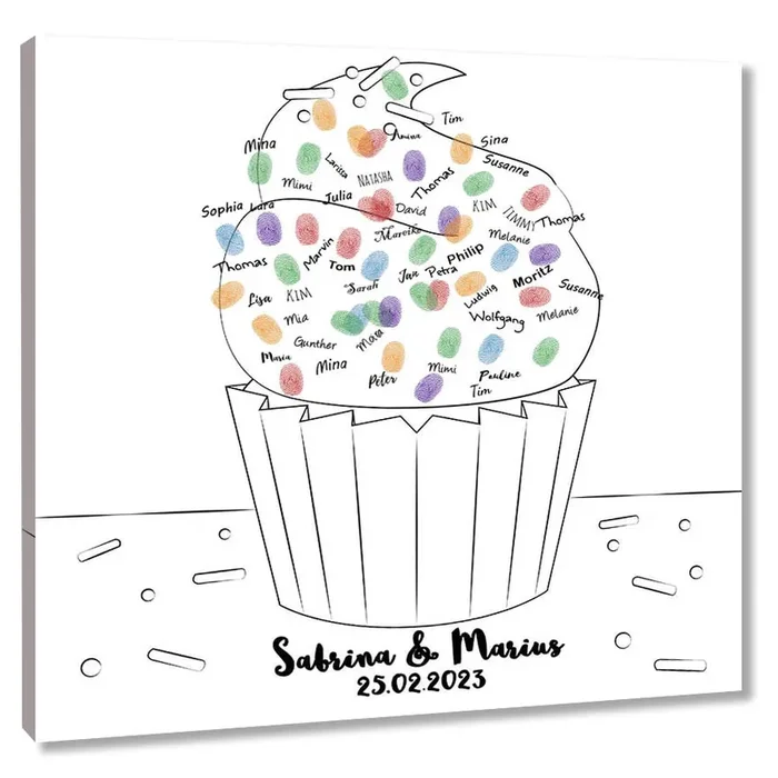 Fingerabdruckbaum – Cupcake SW