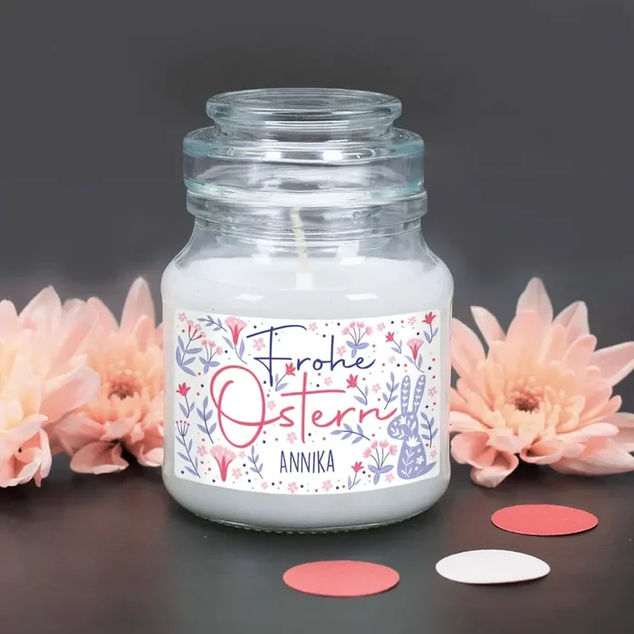 Frohe Ostern – kleine Duftkerze zu Ostern