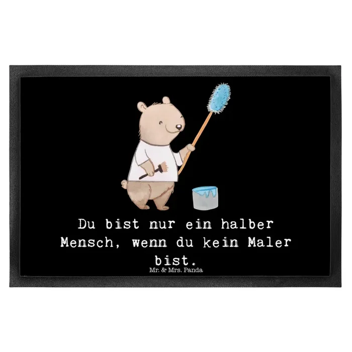 Fußmatte Maler mit Herz