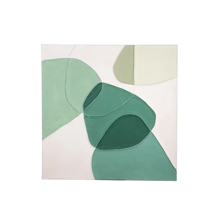 Gilde Bild, quadratisch, „Timaru“, Leinwand, grün, VE 1, L. 5 cm, B. 100 cm, H. 100 cm 38374