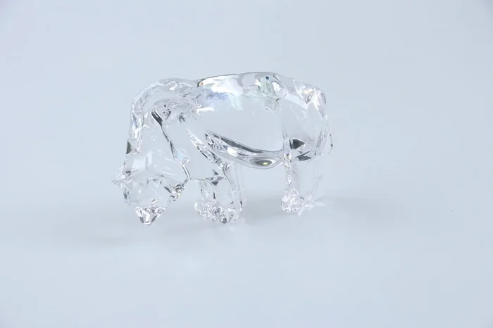 Glasfigur Braunbär