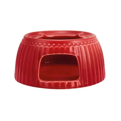 GreenGate Teekannen-Stövchen Alice Red