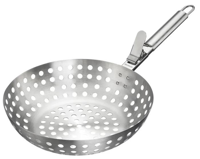 Grillwok, Edelstahl