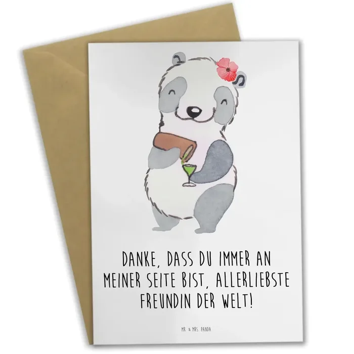 Grußkarte Beste Freundin