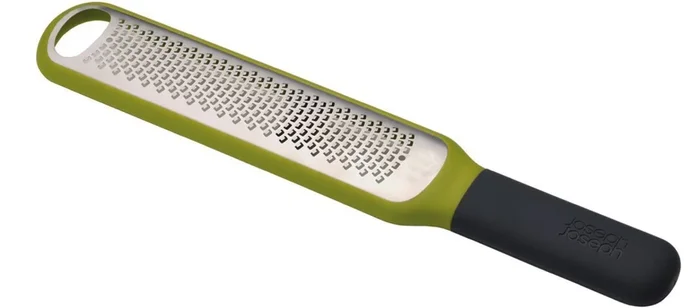 HandiZest Zester Reibe mit Reiniger, grün, 27.8x5x2 cm