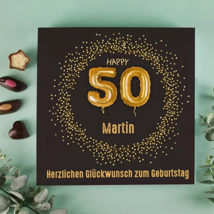 Happy 50 – Lindt Pralinen zum 50. Geburtstag, 155g alkoholfrei