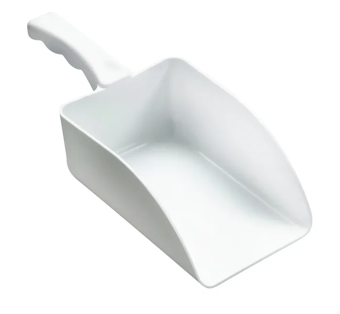 Haug Bürsten-Handschaufel klein, pp, weiß, 280x110x66MM