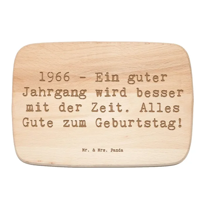 Holzbrett Spruch 1966 Geburtstag