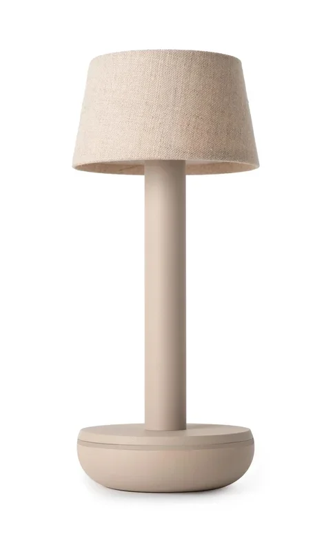 Humble Light two beige linen, 21.2×8.8 cm