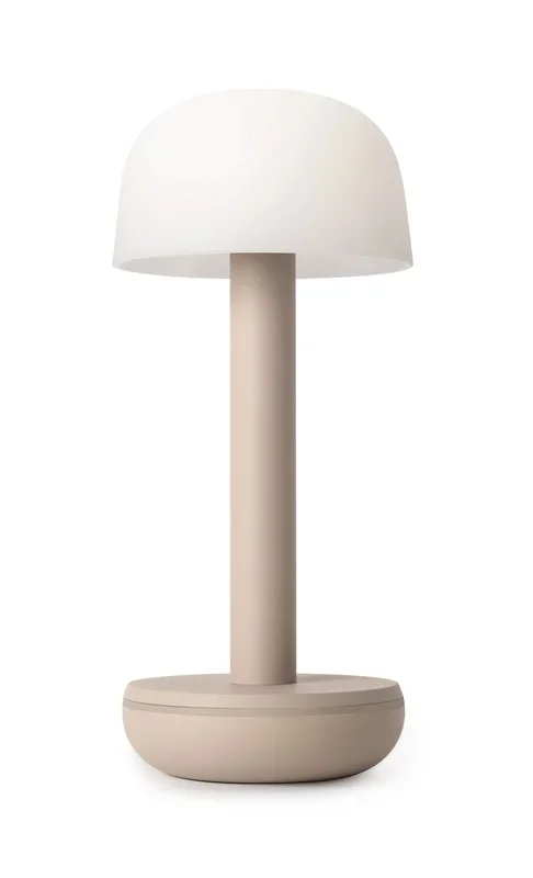 Humble Light two beige u. frosted 21.2×8.8 cm