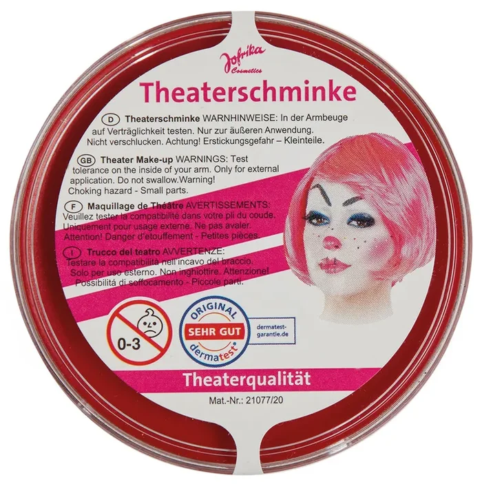 Jofrika Theaterschminke in Theaterqualität – Rot