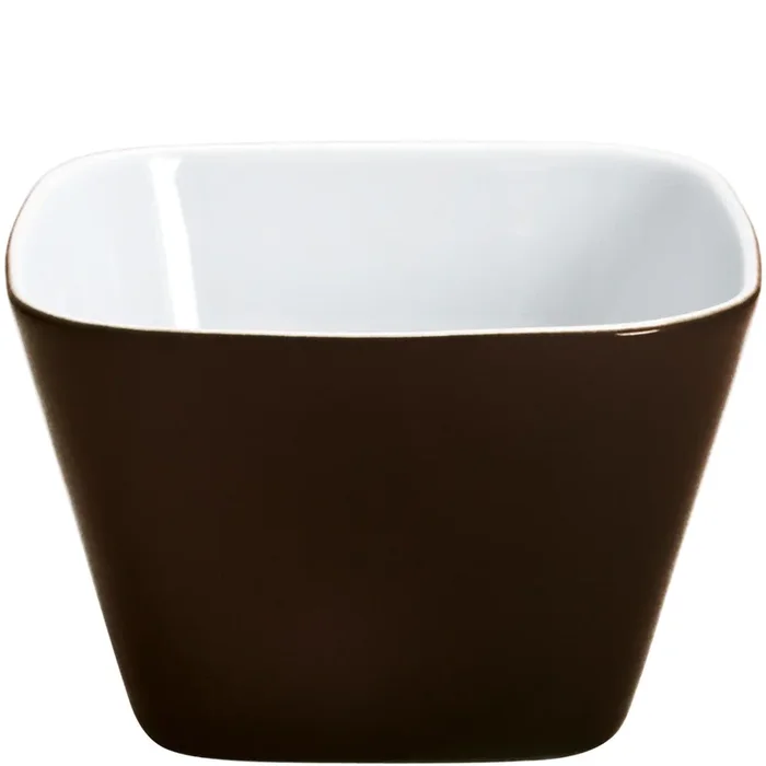 KAHLA Abra Cadabra kleine Schale eckig 6×6 cm chocolate brown
