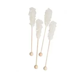 Kandiszuckerstange, weiß